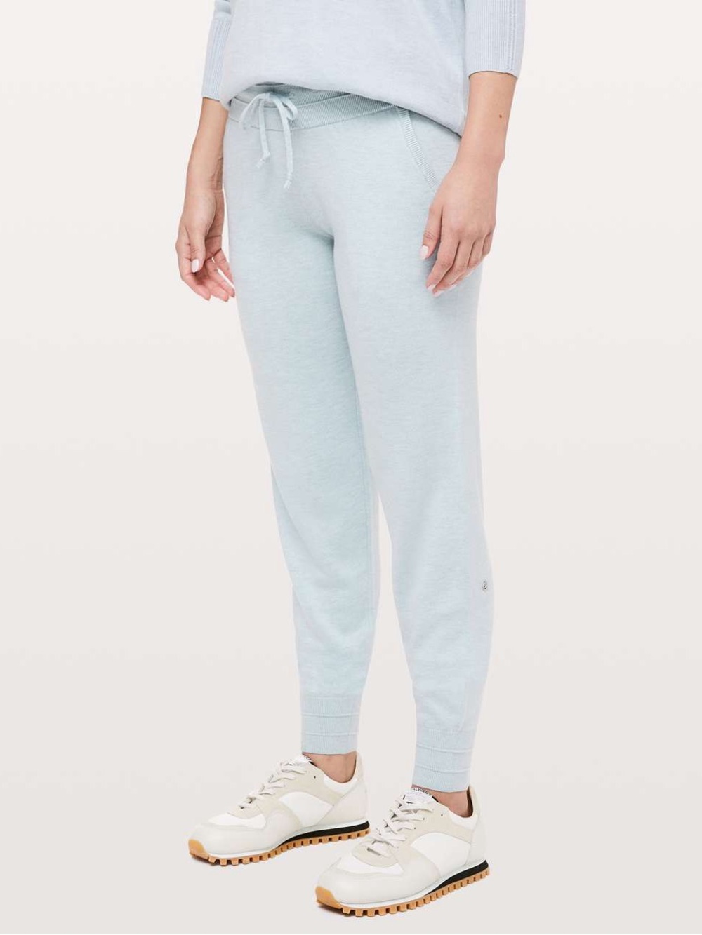 Lululemon Apres Your Way Knit Jogger in Heathered Starlight Blue - Picture 2 of 7